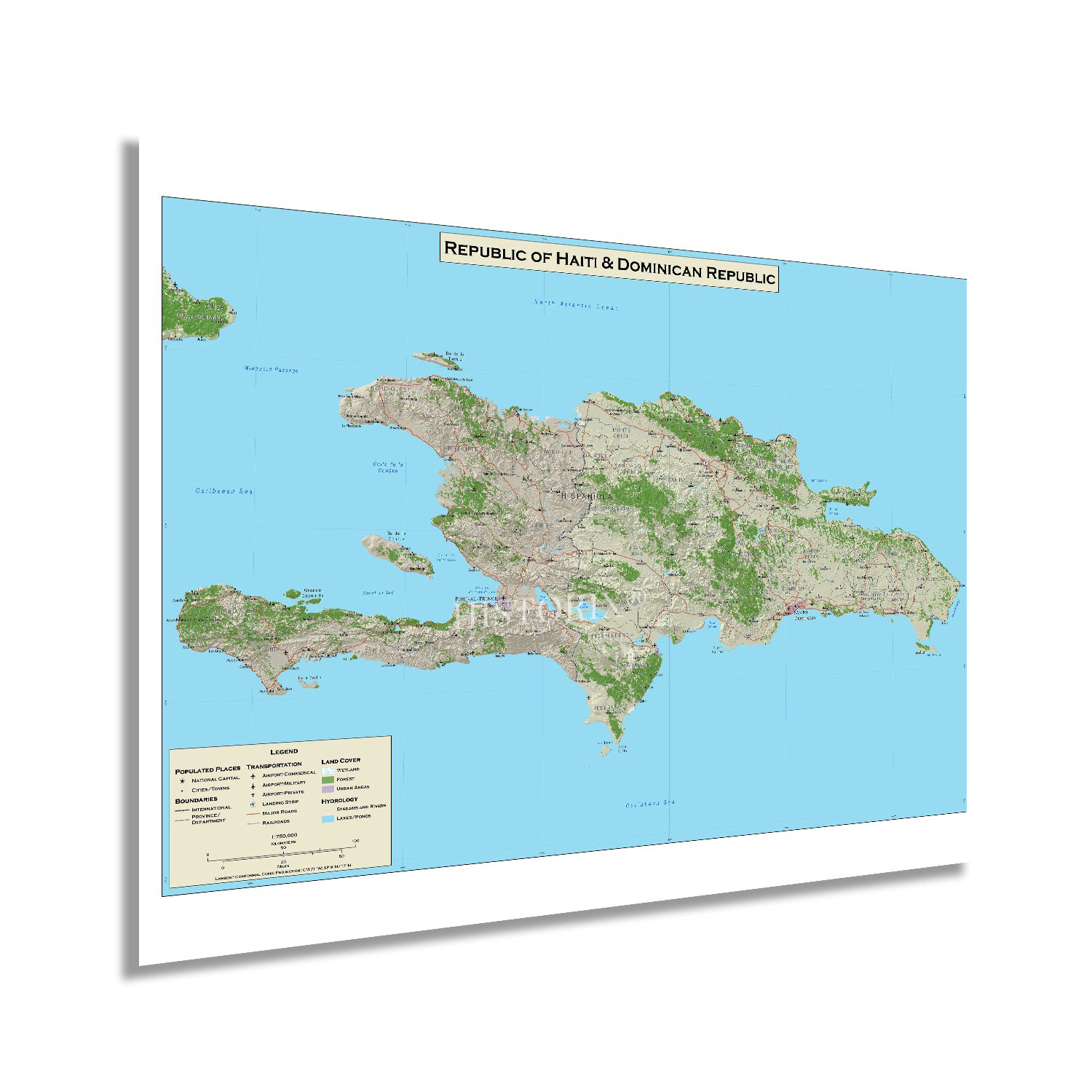 Williston " 2010 Dominican Republic And Haiti Map;2010 Dominican